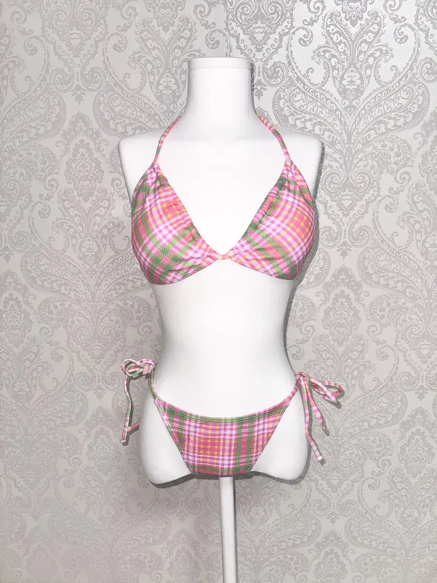 Pisces Bikini Swimsuit Flower Tube Top Skirt Set on Bunjang